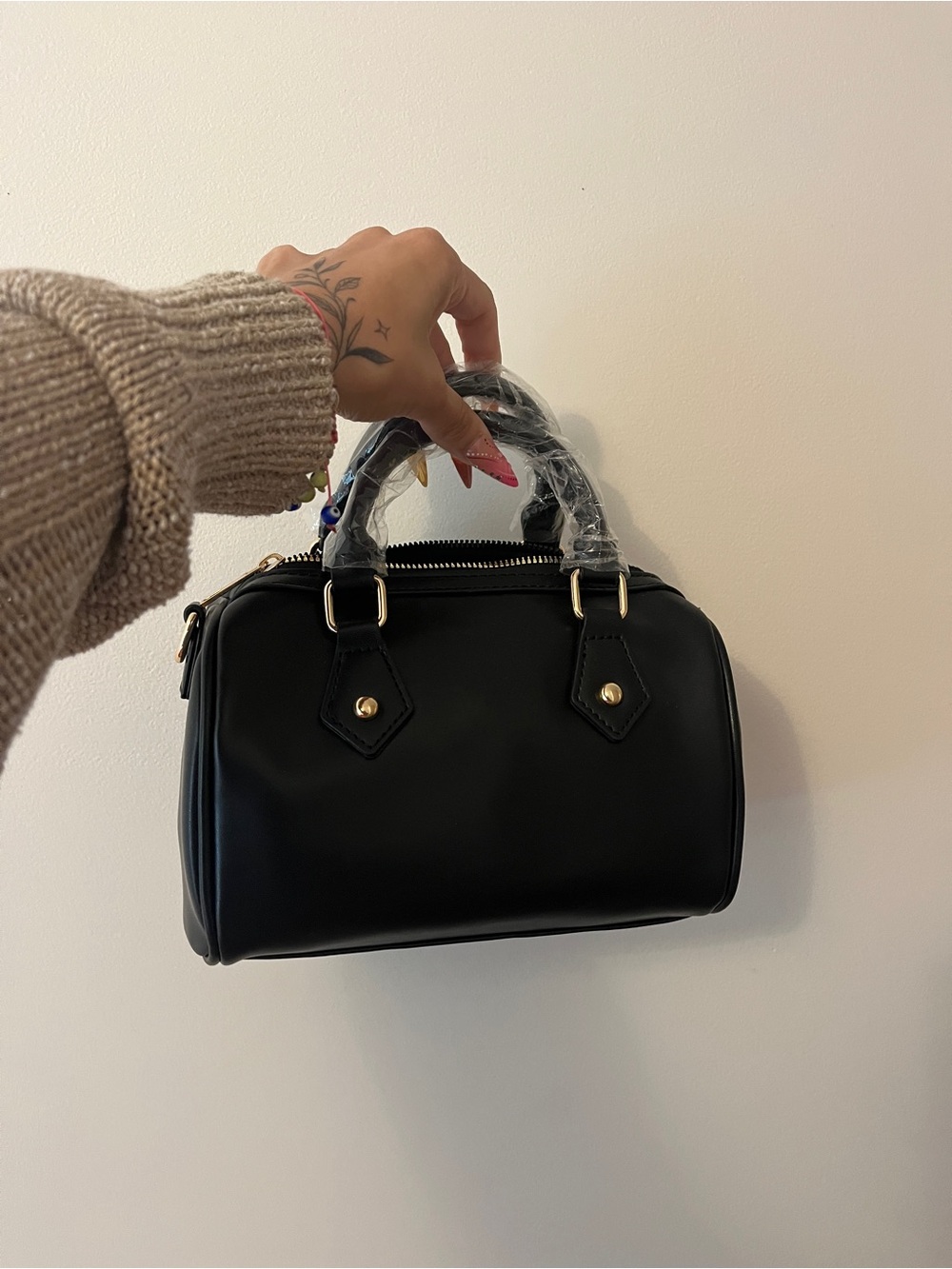 Classic Black Mini Bowler Handbag - Urban Outfitters